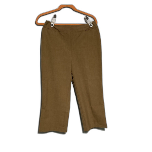 Chico's Brown Women's Trouser Pants Size 1 (S/8) with Pockets - Picture 2 of 9